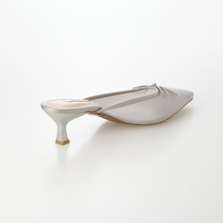 【柔らかい・クッション入り】シアーチュールリボンミュール | EVOL | 詳細画像11 