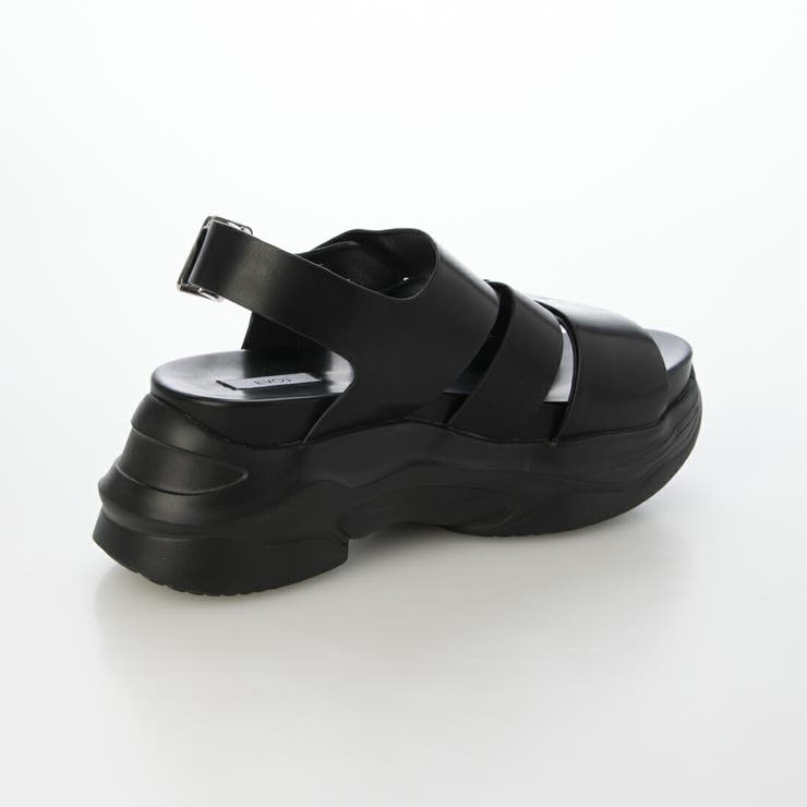 【XS-LLサイズ展開・軽量】厚底スタッズベルトサンダル | EVOL | 詳細画像14 