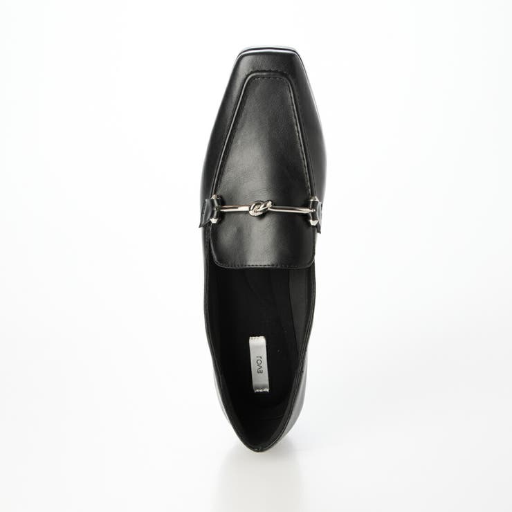 【柔らかい・ふかふか】メタルノットスクエア2.5cmローファー | EVOL | 詳細画像11 