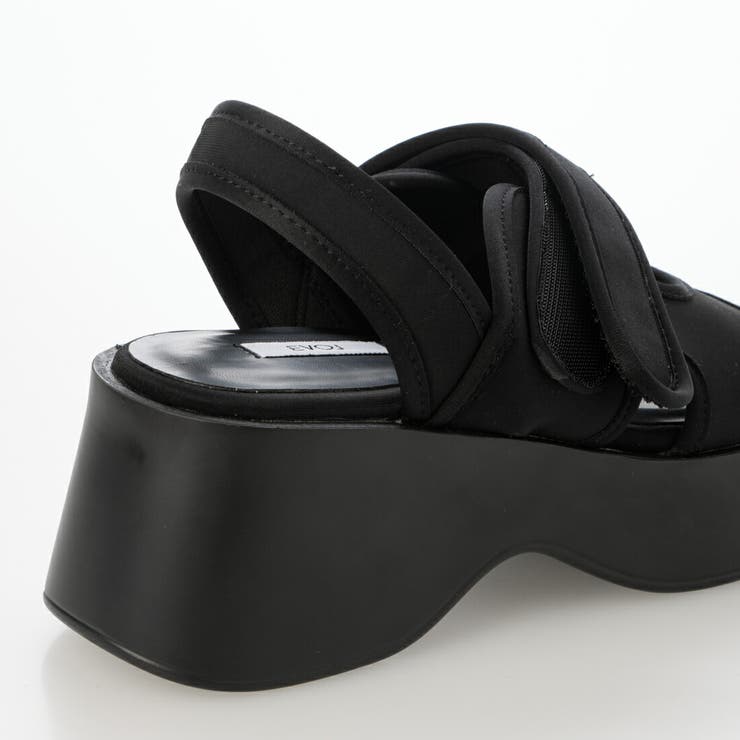 【XS-LLサイズ展開・軽量】スクエア厚底ベルトサンダル | EVOL | 詳細画像13 