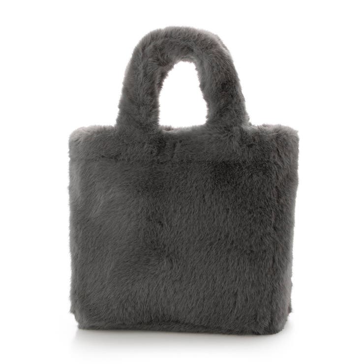 GY(グレー) | 【軽量・ミニサイズ】2WAYファーバッグ | EVOL