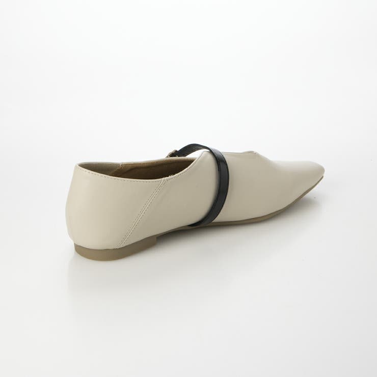 ソフトスクエアUカットベルトフラットパンプス | EVOL | 詳細画像11 