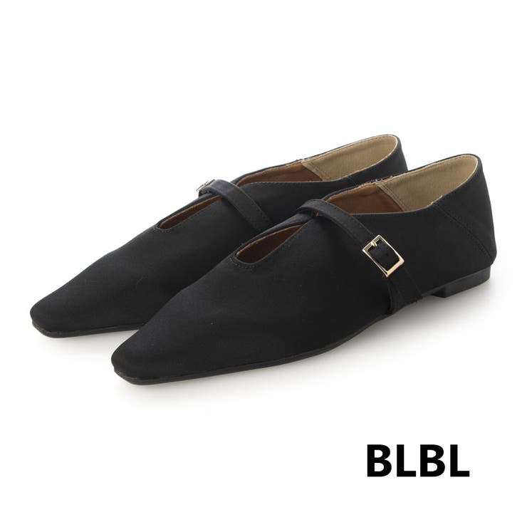 ソフトスクエアUカットベルトフラットパンプス | EVOL | 詳細画像13 