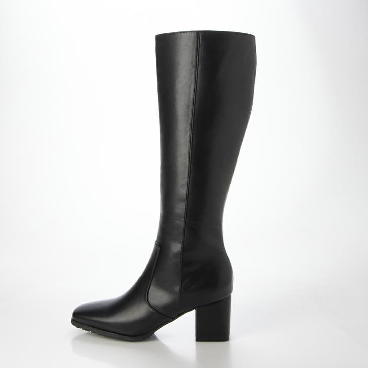 スクエア6.5cmヒールロングブーツ | EVOL | 詳細画像2 