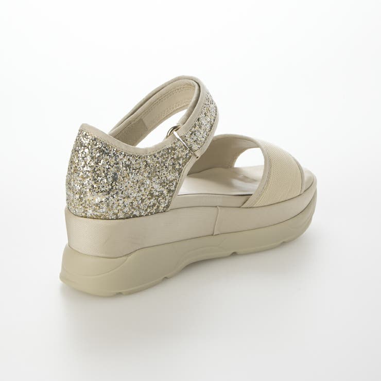 プラットフォームグリッターサンダル | EVOL | 詳細画像3 