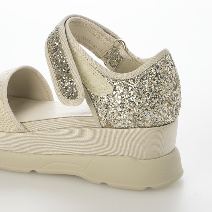 プラットフォームグリッターサンダル | EVOL | 詳細画像5 