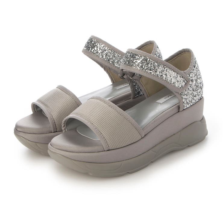 プラットフォームグリッターサンダル | EVOL | 詳細画像11 