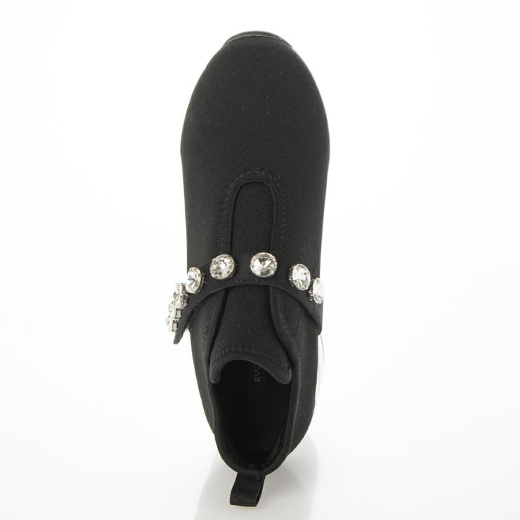 ビジューベルトヒールアップスニーカー[品番：EVOW0001002]｜EVOL