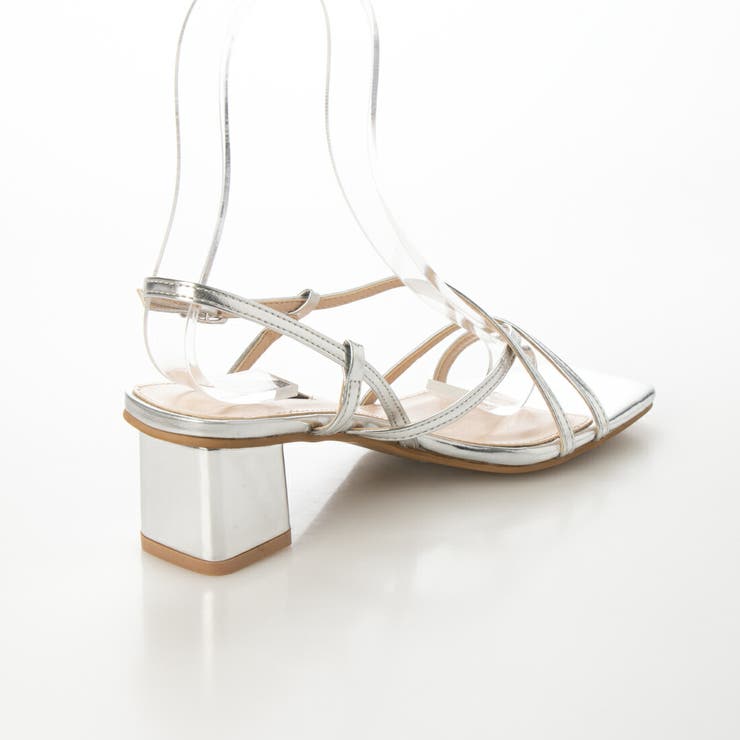 スクエアブロックヒールサンダル | EVOL | 詳細画像13 