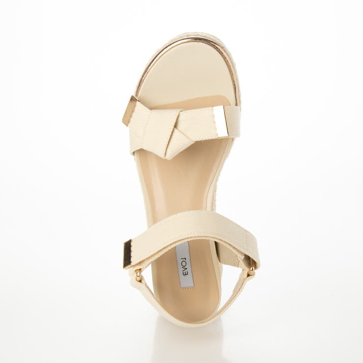 デニムリボンウエッジサンダル | EVOL | 詳細画像9 