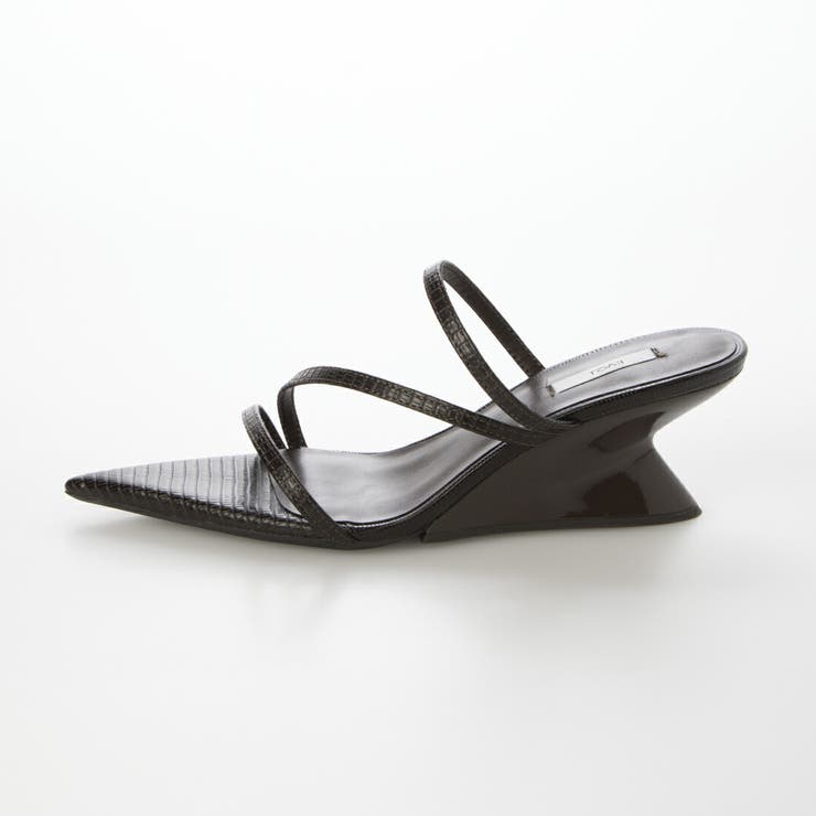 ポインテッドクロスベルトウエッジサンダル | EVOL | 詳細画像6 