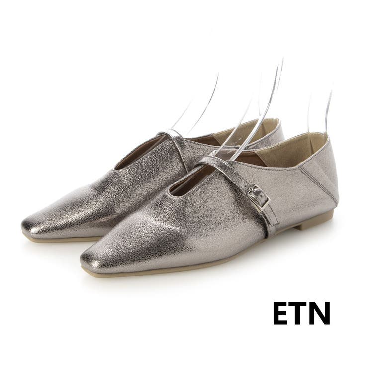 ソフトスクエアUカットベルトフラットパンプス | EVOL | 詳細画像19 