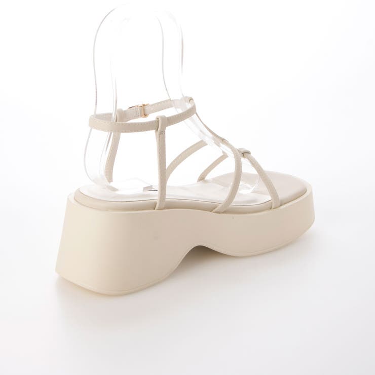 Tストラップスクエア厚底サンダル | EVOL | 詳細画像7 