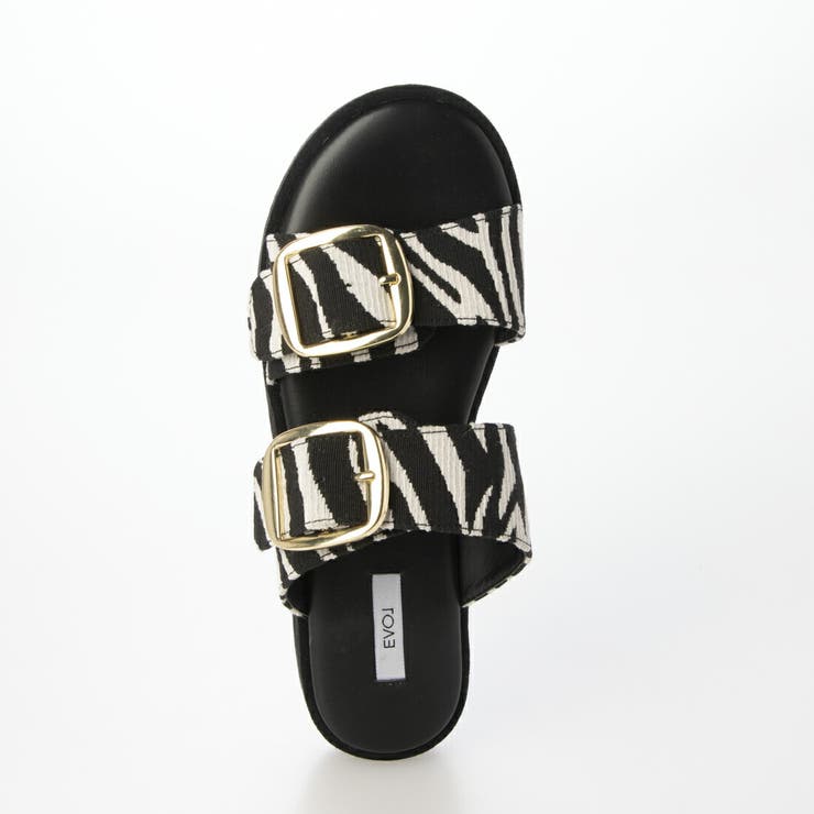 ダブルベルトフラットサンダル | EVOL | 詳細画像9 