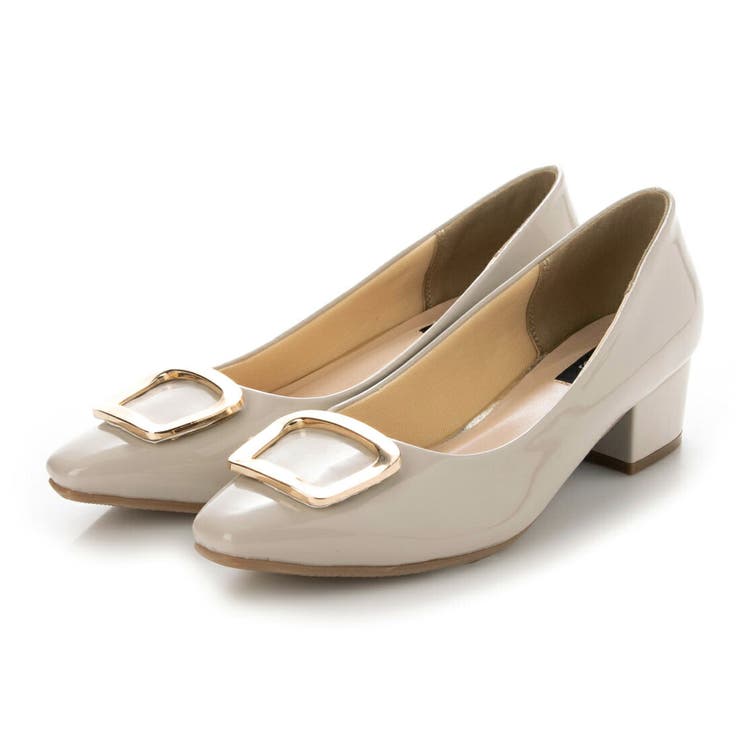 晴雨兼用バックル4.5cヒールパンプス | EVOL | 詳細画像12 