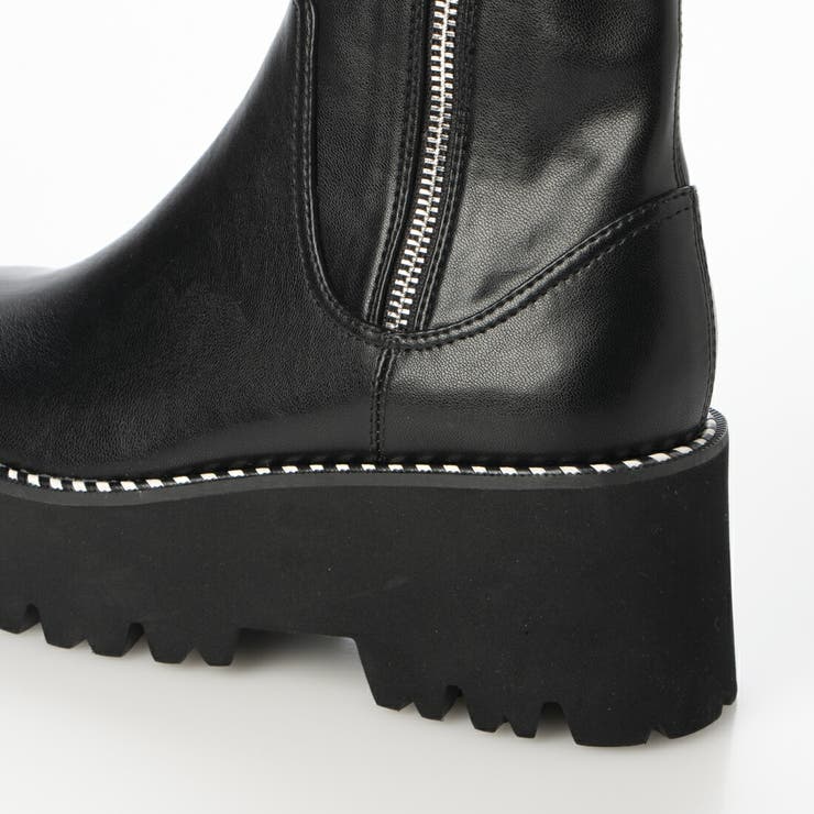 厚底サイドジップストレッチブーツ | EVOL | 詳細画像11 