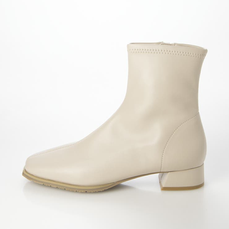 晴雨兼用スクエア3cmヒールショートブーツ | EVOL | 詳細画像13 