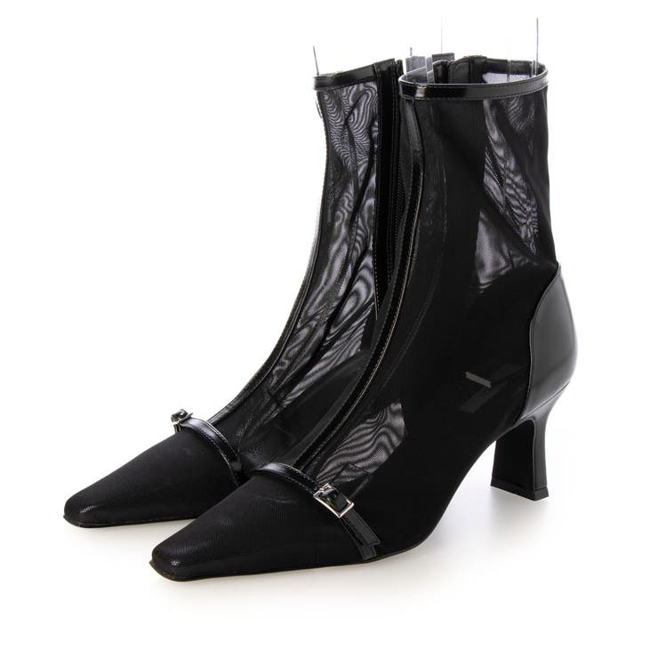 BL(ブラック) | ベルトソフトストレッチチュールブーツ | EVOL