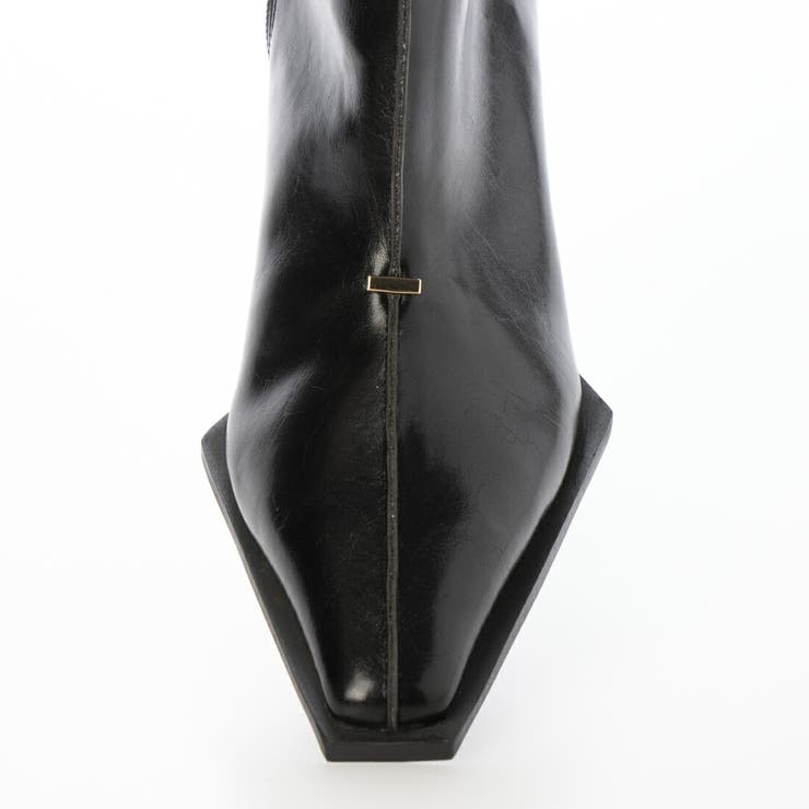 6cmヒールスクエアショートブーツ | EVOL | 詳細画像4 