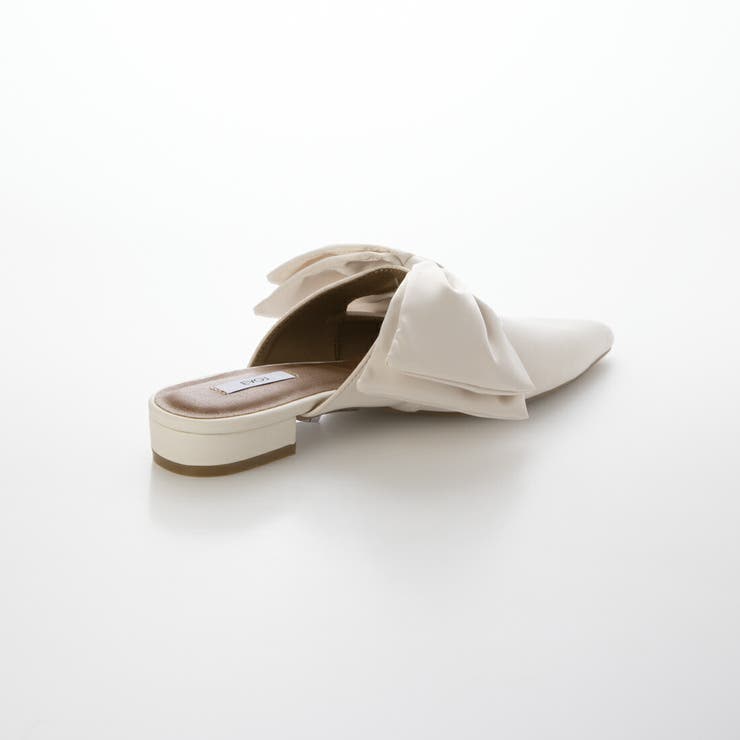 【軽量・柔らかい】リボンフラットポインテッドミュール | EVOL | 詳細画像6 