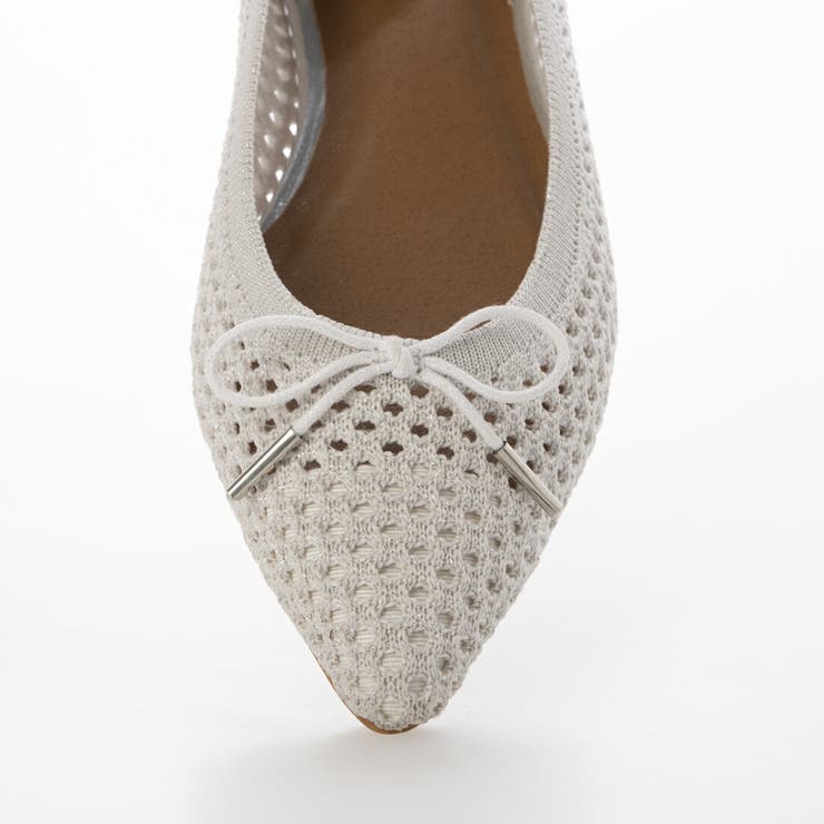【軽量・クッション入り】ニットポインテッドバレエ | EVOL | 詳細画像12 