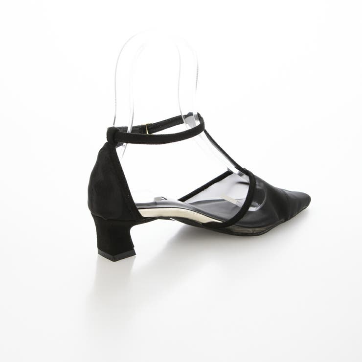 【軽量・柔らかい】Tストラップチュールパンプス | EVOL | 詳細画像2 