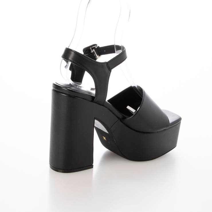 【XS-LLサイズ展開・柔らかい】12cmヒール厚底サンダル | EVOL | 詳細画像2 