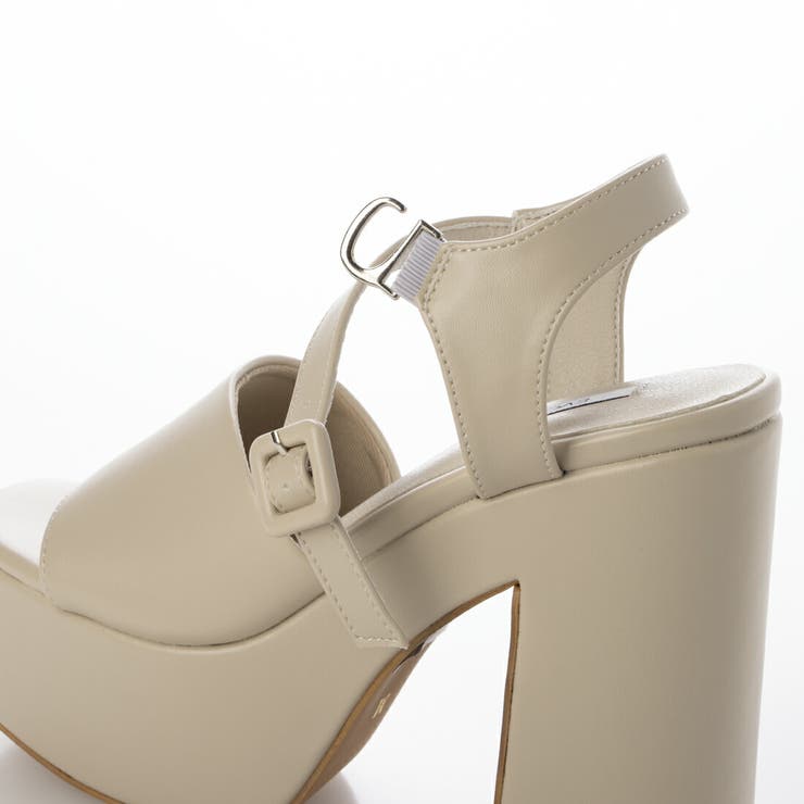 【XS-LLサイズ展開・柔らかい】12cmヒール厚底サンダル | EVOL | 詳細画像8 