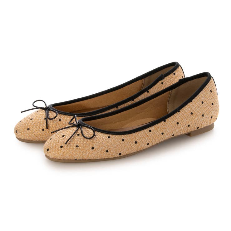 DOT(ドット) | 【軽量・クッション入り】ラウンドフラットバレエ | EVOL