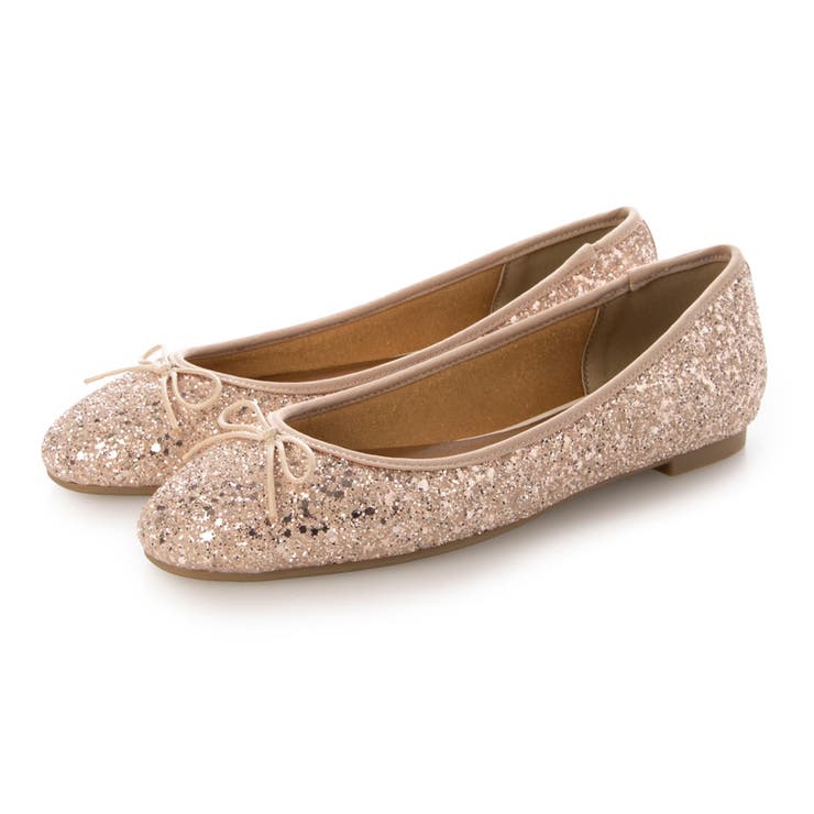 LPK(ライトピンク) | 【軽量・クッション入り】ラウンドフラットバレエ | EVOL