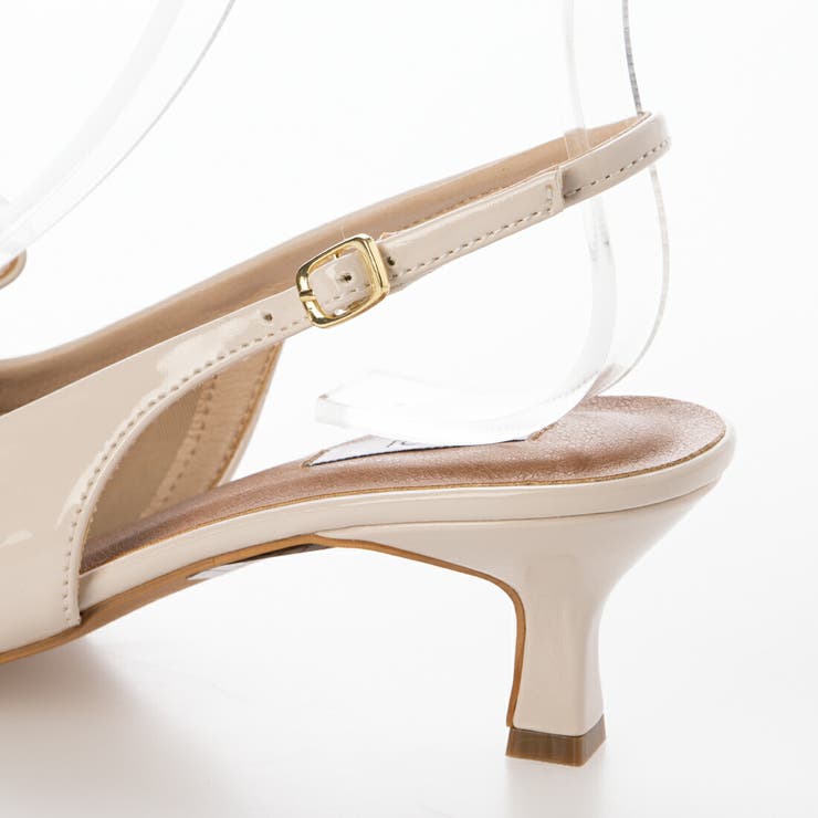 【クッション入り・柔らかい】2way取り外しリボンバックストラップパンプス | EVOL | 詳細画像9 