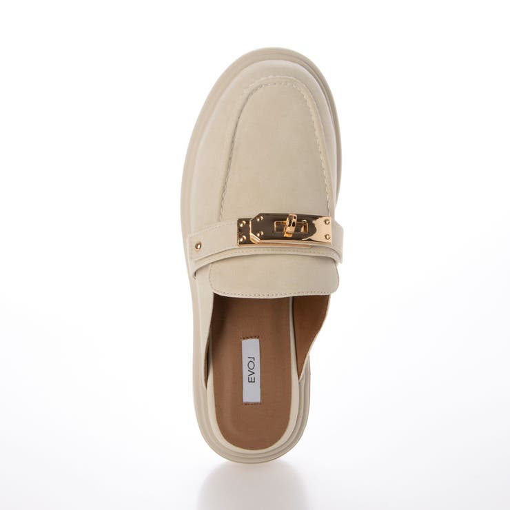【クッション入り・柔らかい】バックルローファーミュール | EVOL | 詳細画像7 