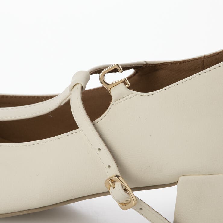 【クッション入り・柔らかい】Tストラップラウンドパンプス | EVOL | 詳細画像8 