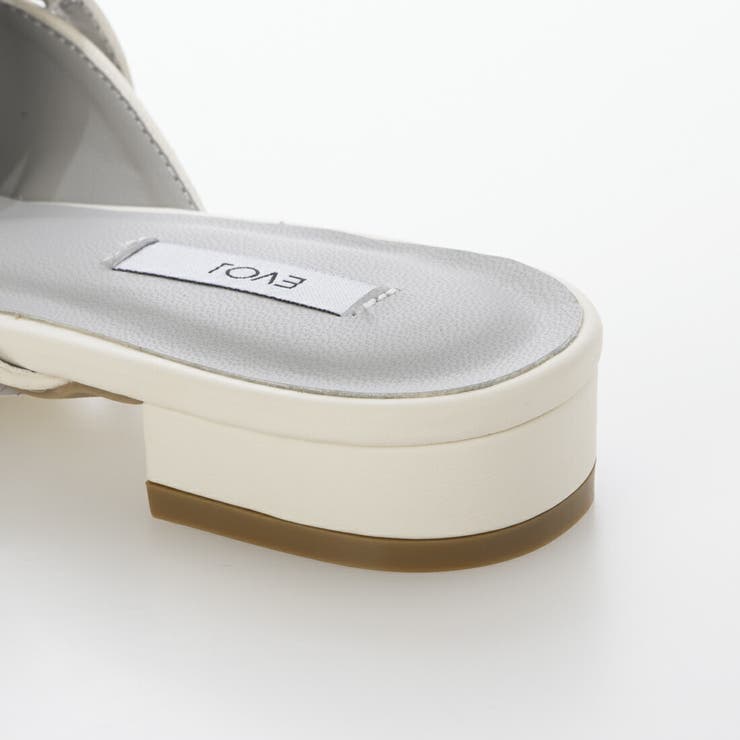 【柔らかい・クッション入り】ゴールドモチーフフラットミュール | EVOL | 詳細画像8 