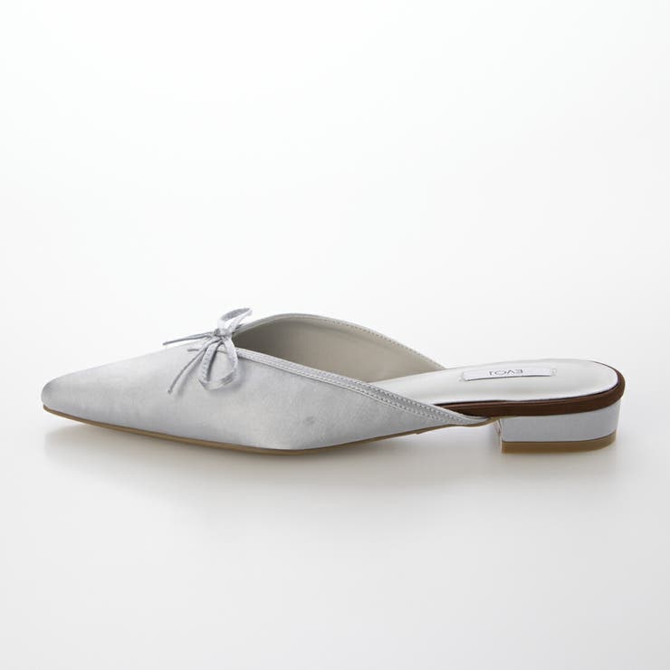 【柔らかい・クッション入り】Vカットリボンバレエミュール | EVOL | 詳細画像5 