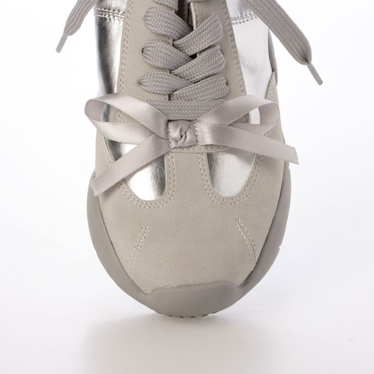 【軽量・柔らかい】リボンレースアップスニーカー | EVOL | 詳細画像8 