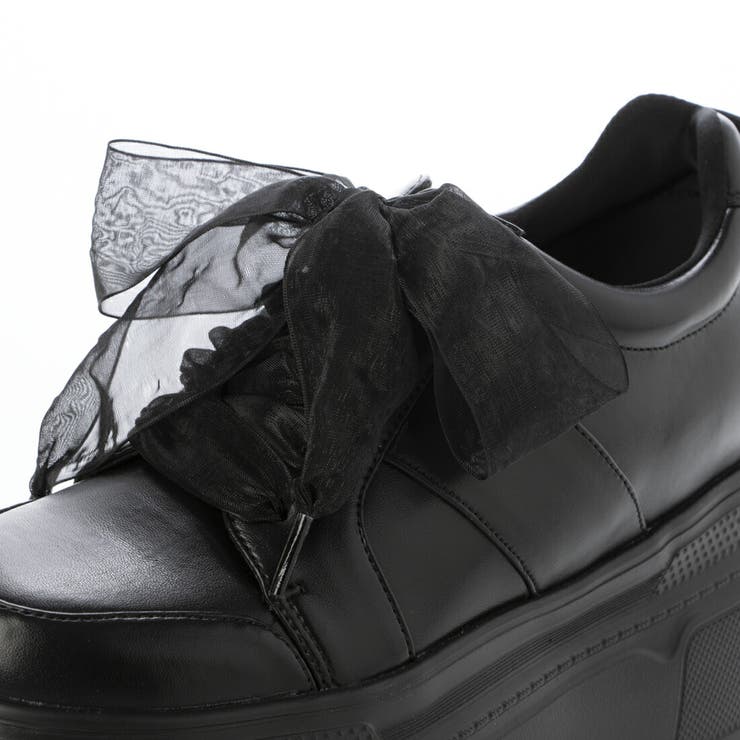 【XS-LLサイズ展開・軽量】2WAY8cm厚底レースアップシューズ | EVOL | 詳細画像4 