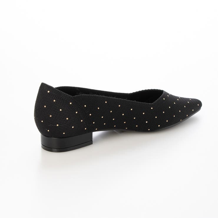 【クッション入り・柔らかい】ソフトニットVカットパンプス | EVOL | 詳細画像11 