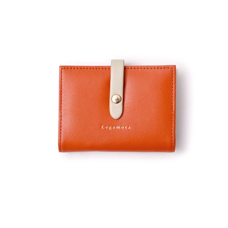 オレンジ×エクリュ | カードケース バイカラー 本革 | exrevo