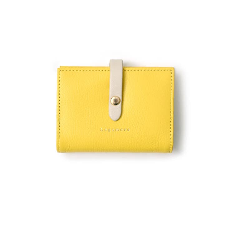 イエロー×エクリュ | カードケース バイカラー 本革 | exrevo