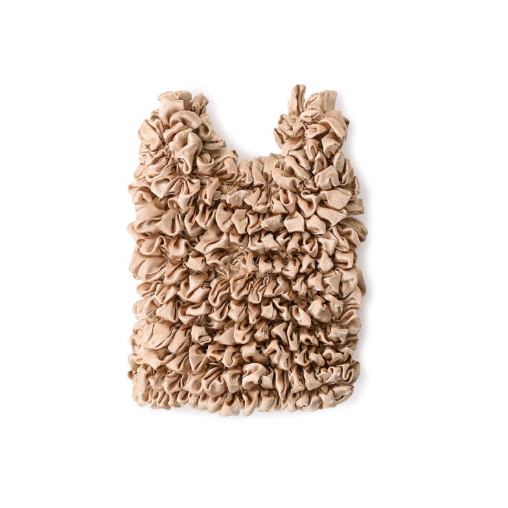 シャンパンゴールド | エコバッグ くしゅくしゅ 伸びる | exrevo