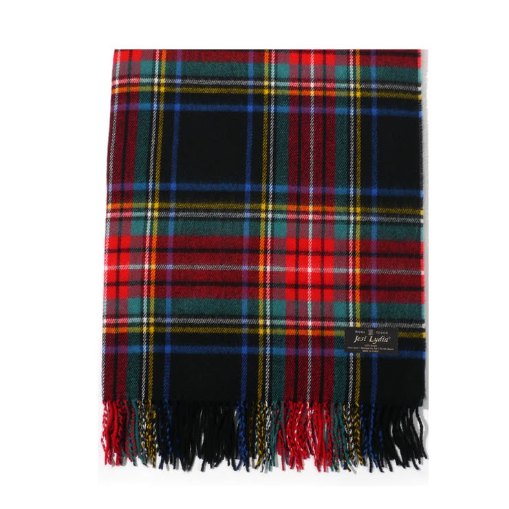 タータンブラック | マフラー レディース チェック | exrevo