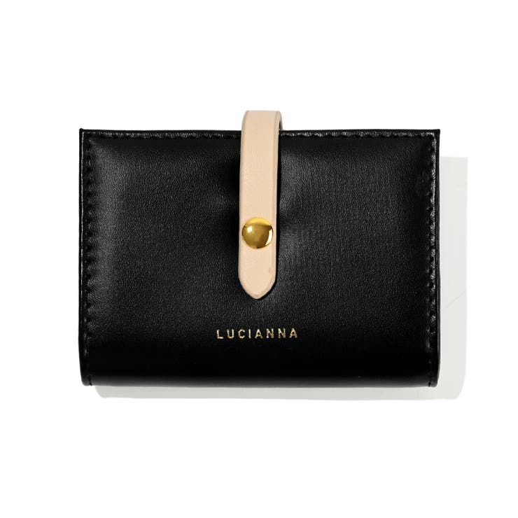 10.ブラック×アイボリー | カードケース レディース 大容量 | exrevo