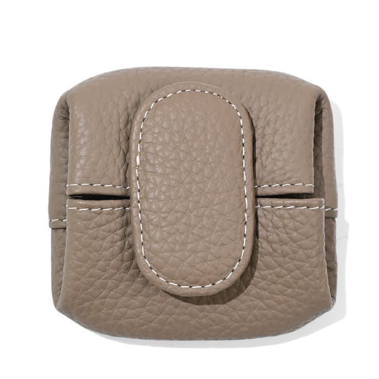 グレージュ | コインケース 牛本革 薄い | exrevo