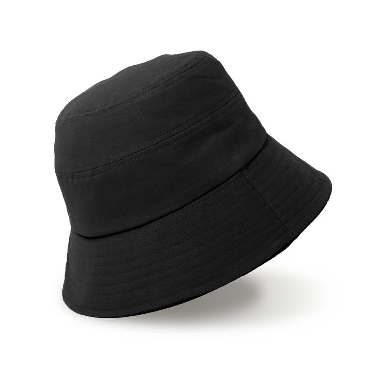 Amazon | no brand(カラー : ブラック) 帽子 レザー バケハ