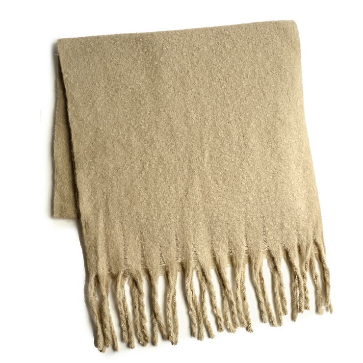 ベージュ | ストール 大判 厚手 | exrevo