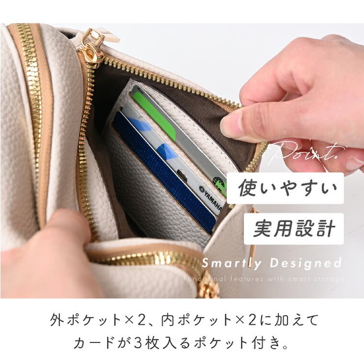 ショルダーバッグ スクエア レディース[品番：EXRE0001253