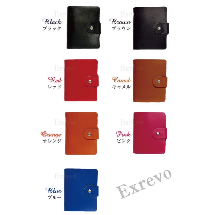 カードケース 本革 100 枚以上収納 品番 Exre Exrevo エクレボ のレディースファッション通販 Shoplist ショップリスト