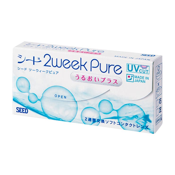 ピュア 2week 2週間 6枚入 シード 度あり 度なし コンタクト | Color-eye | 詳細画像1 