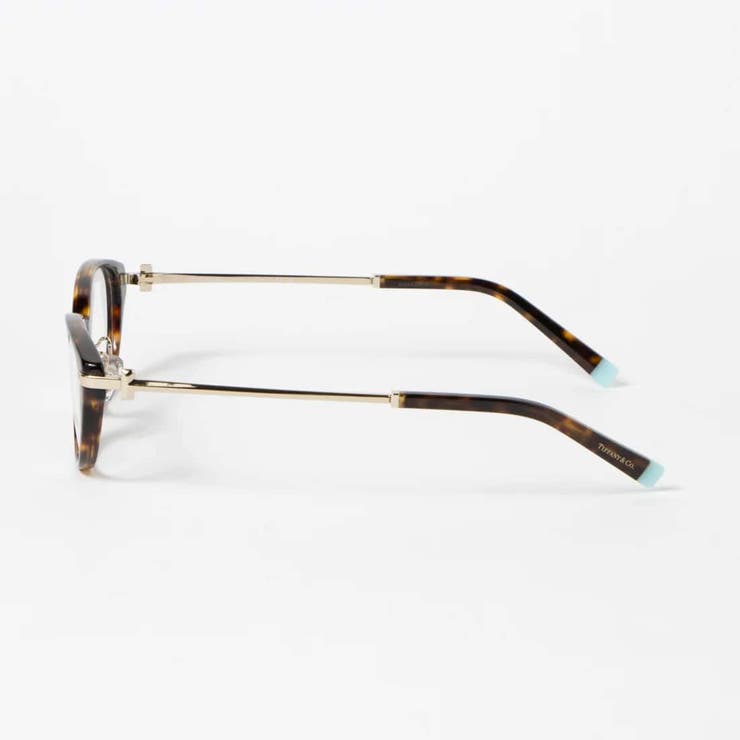 正規品 TIFFANY&Co ハーフリム ゴールドカラー メガネ F151